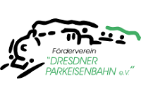 Logo des Fördervereins Dresdner Parkeisenbahn e.V.